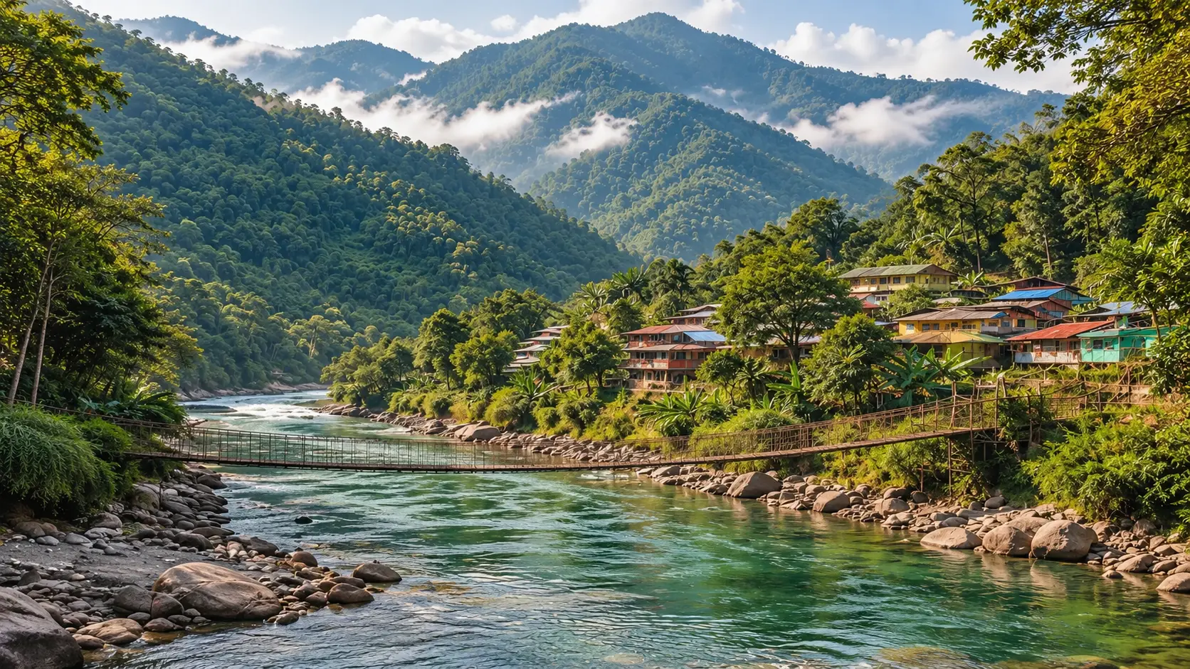 Doimukh and Dikrong Riverfront