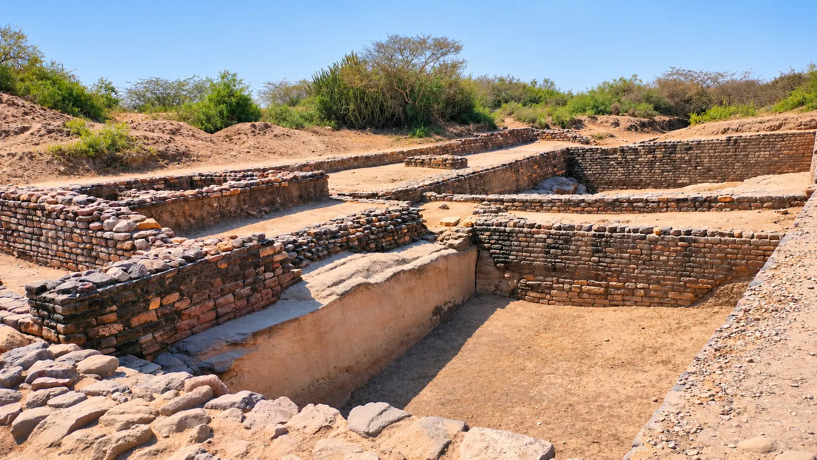 Dholavira (Harappan Metropolis and Road to Heaven)