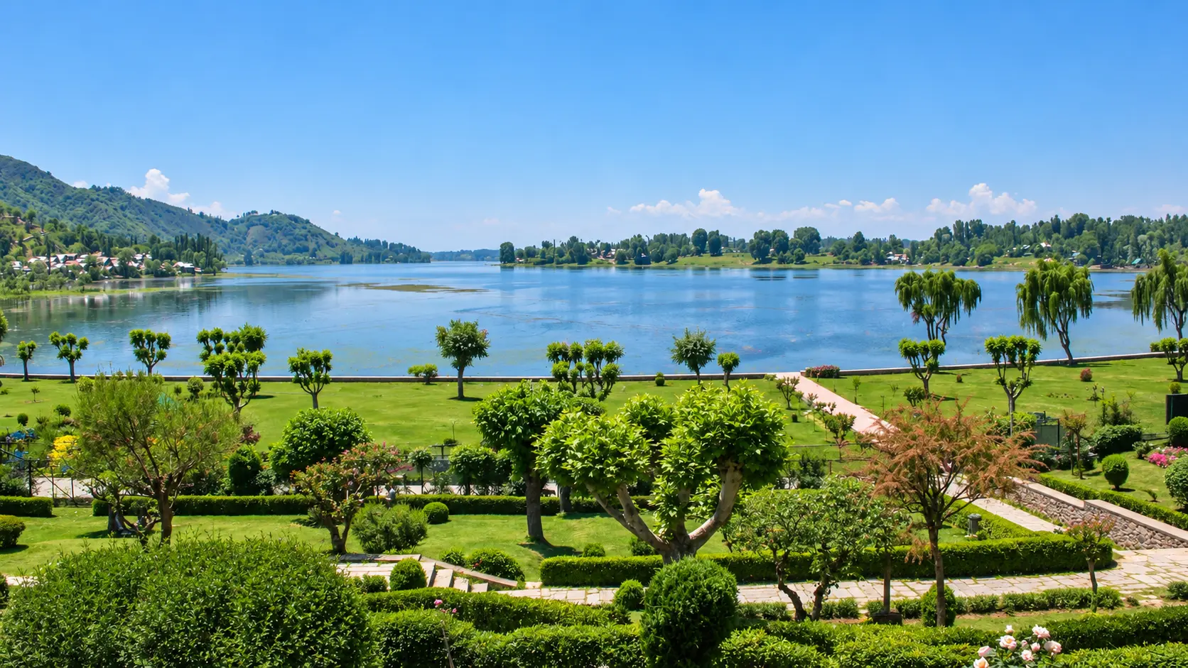 Manasbal Lake and Jharokha Bagh