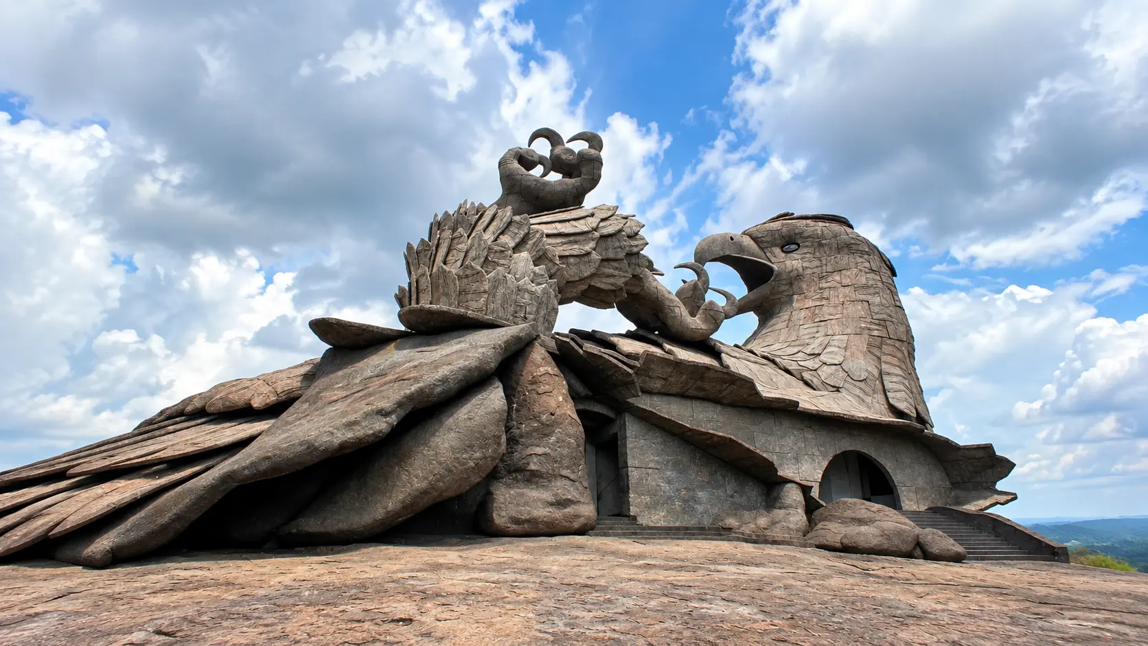 Jatayu Earth's Center and Rock Sculpture