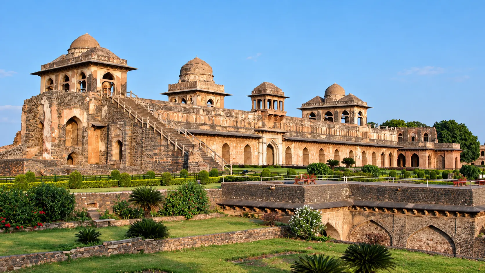 Mandu Jahaz Mahal and Monuments