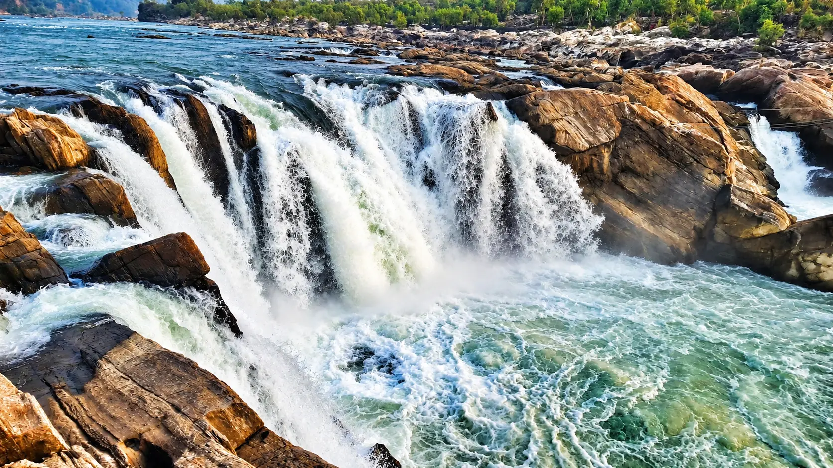 Bhedaghat Marble Rocks and Chausath Yogini Temple