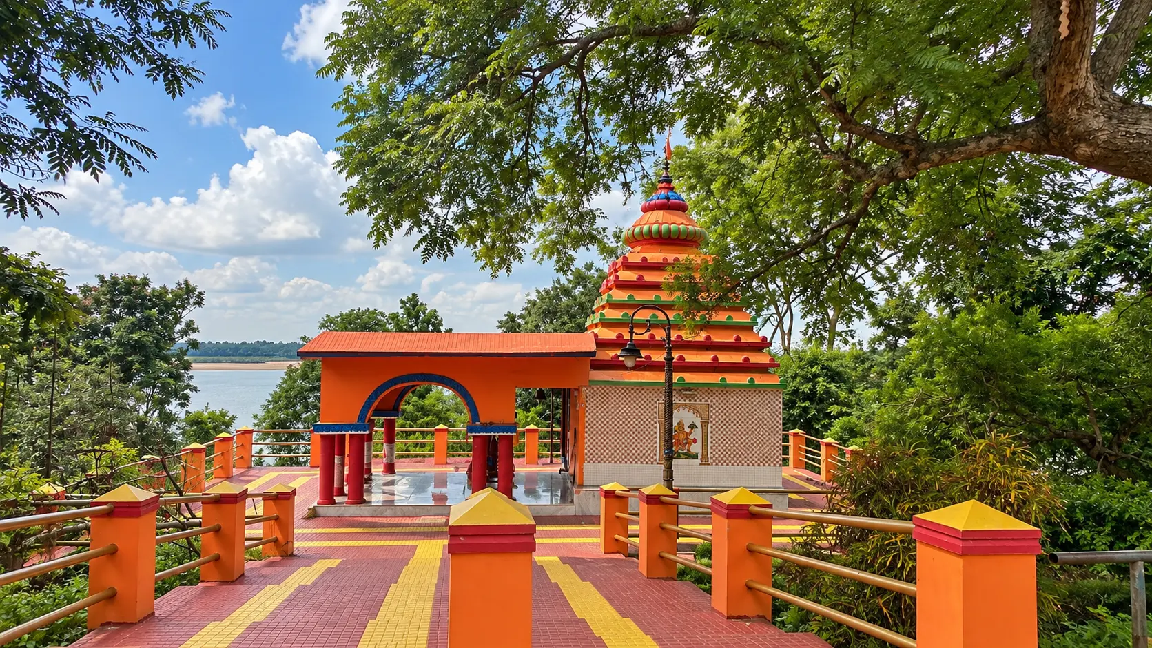 Dhabaleswar Island Temple