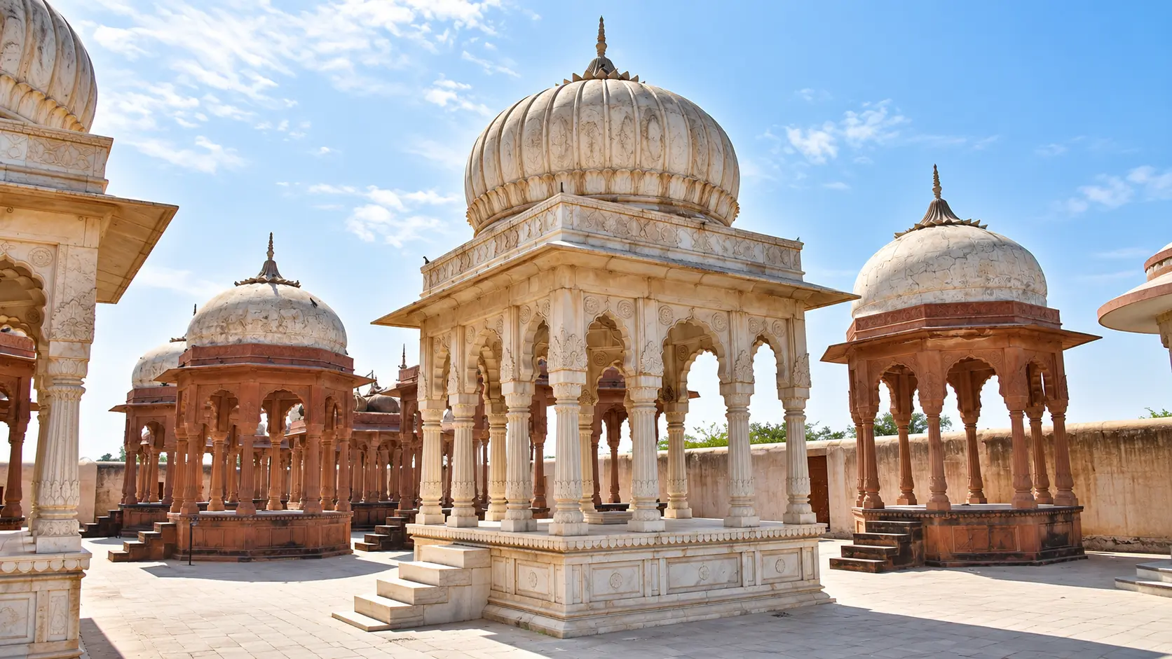 Devi Kund Sagar Cenotaphs