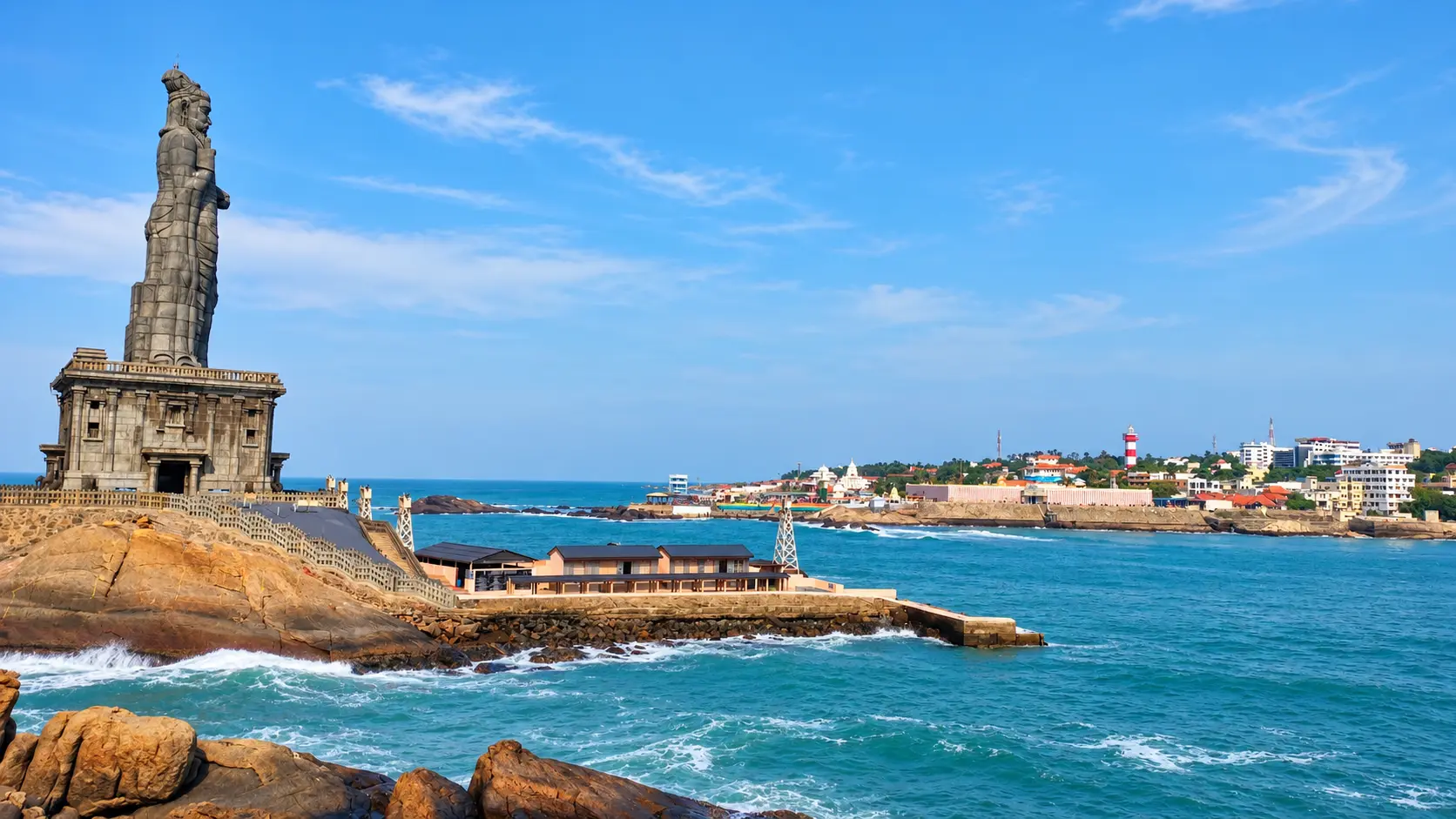 Kanyakumari Cape Comorin and Memorials