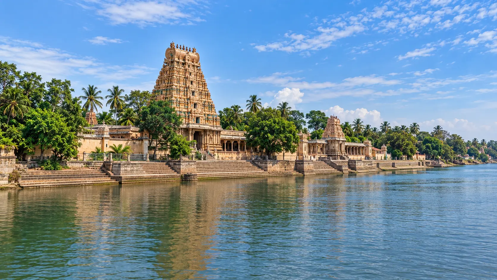 Tiruvaiyaru Panchanatheeswarar Temple and Saint Tyagaraja Samadhi