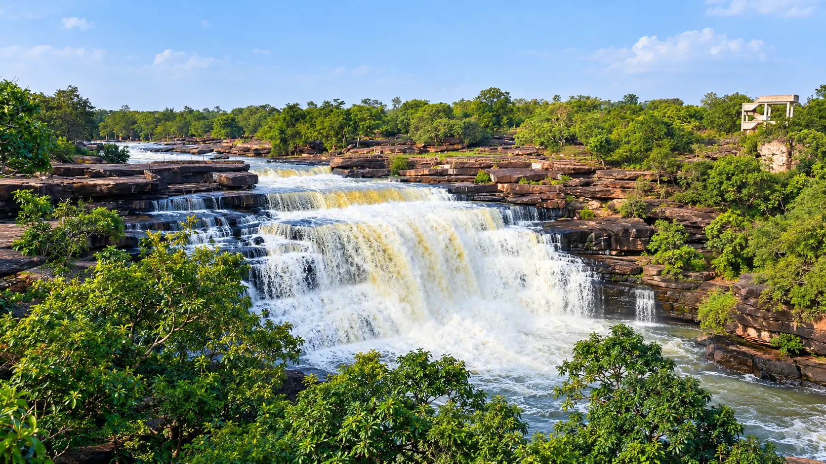 Chandraprabha Sanctuary and Rajdari-Devdari Waterfalls