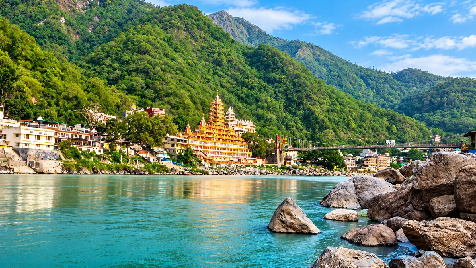 Rishikesh Ganga Riverfront and Ashrams